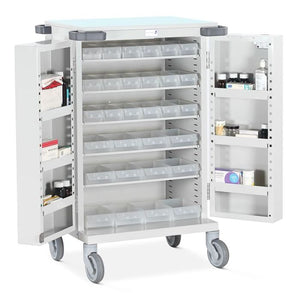 Bristol Maid Pharmacy Trolley with Trays PTD/HSB/A18C12