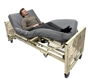 Centrobed Arctic Turning Profiling Bed in use
