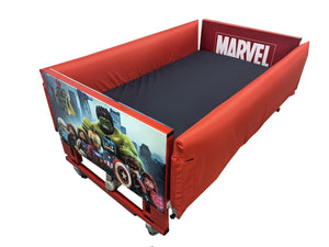 Centrobed Carribean Paediatric Turning Profiling Bed with a marvel artwork