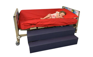 Centrobed Carribean Paediatric Turning Profiling Bed with steps side view