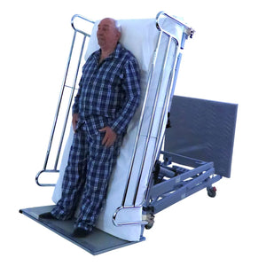 Centrobed Ionion Stand up Profiling Bed in use