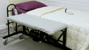 Centrobed Mawson Transportable Leg Lifter placed on the bedside