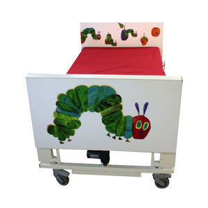 Centrobed Quoddy Paediatric Profiling Bed caterpillar artwork