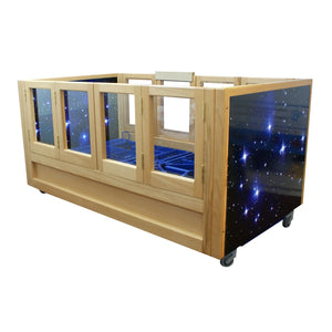 Centrobed Savu Cot Profiling Bed closed wooden frame