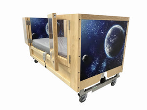 Centrobed Savu Cot Profiling Bed with its remote