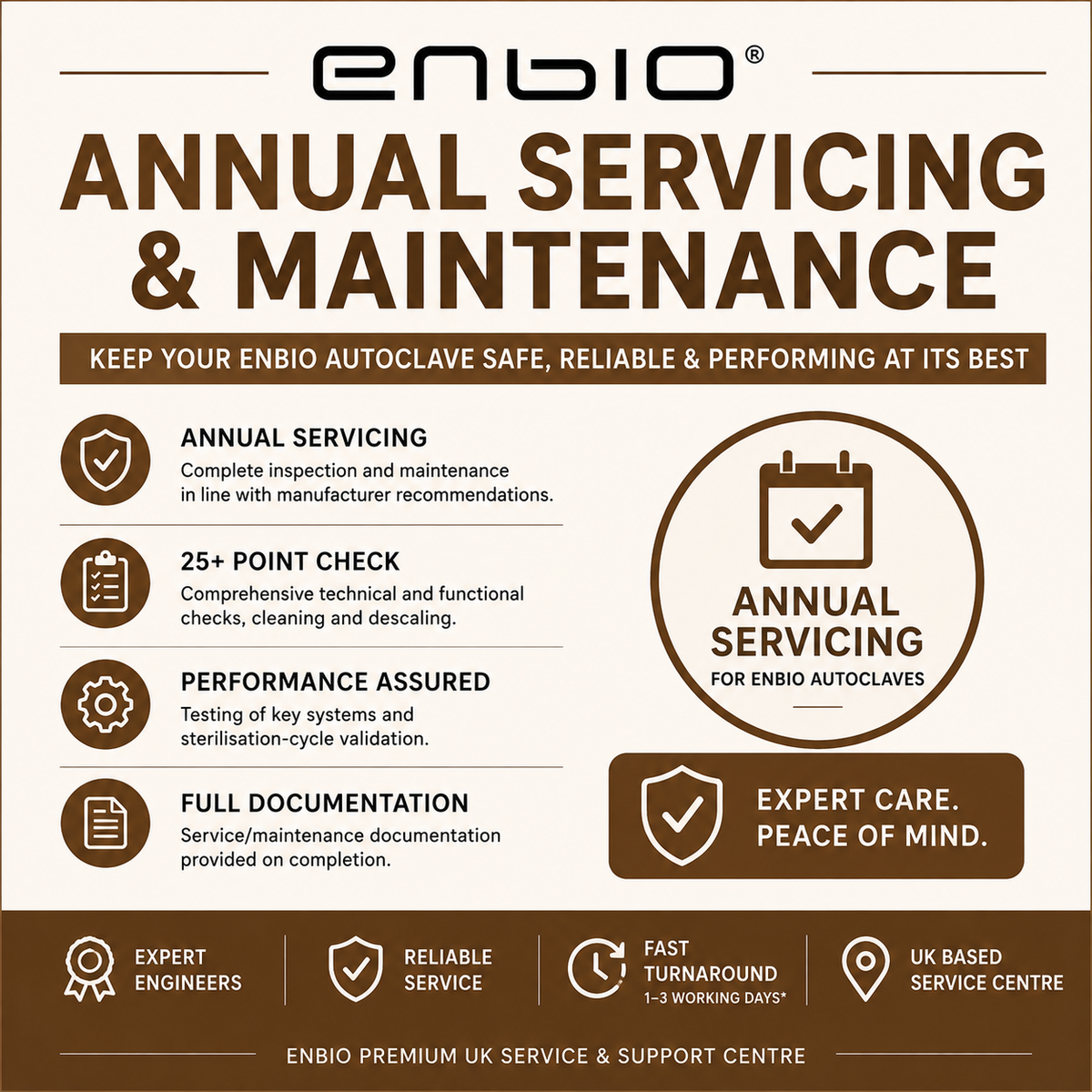 Enbio | Autoclave Service and Aftercare