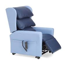 Direct Healthcare Group Chatsworth Advance Riser Recliner Seating Chair  In color Blue