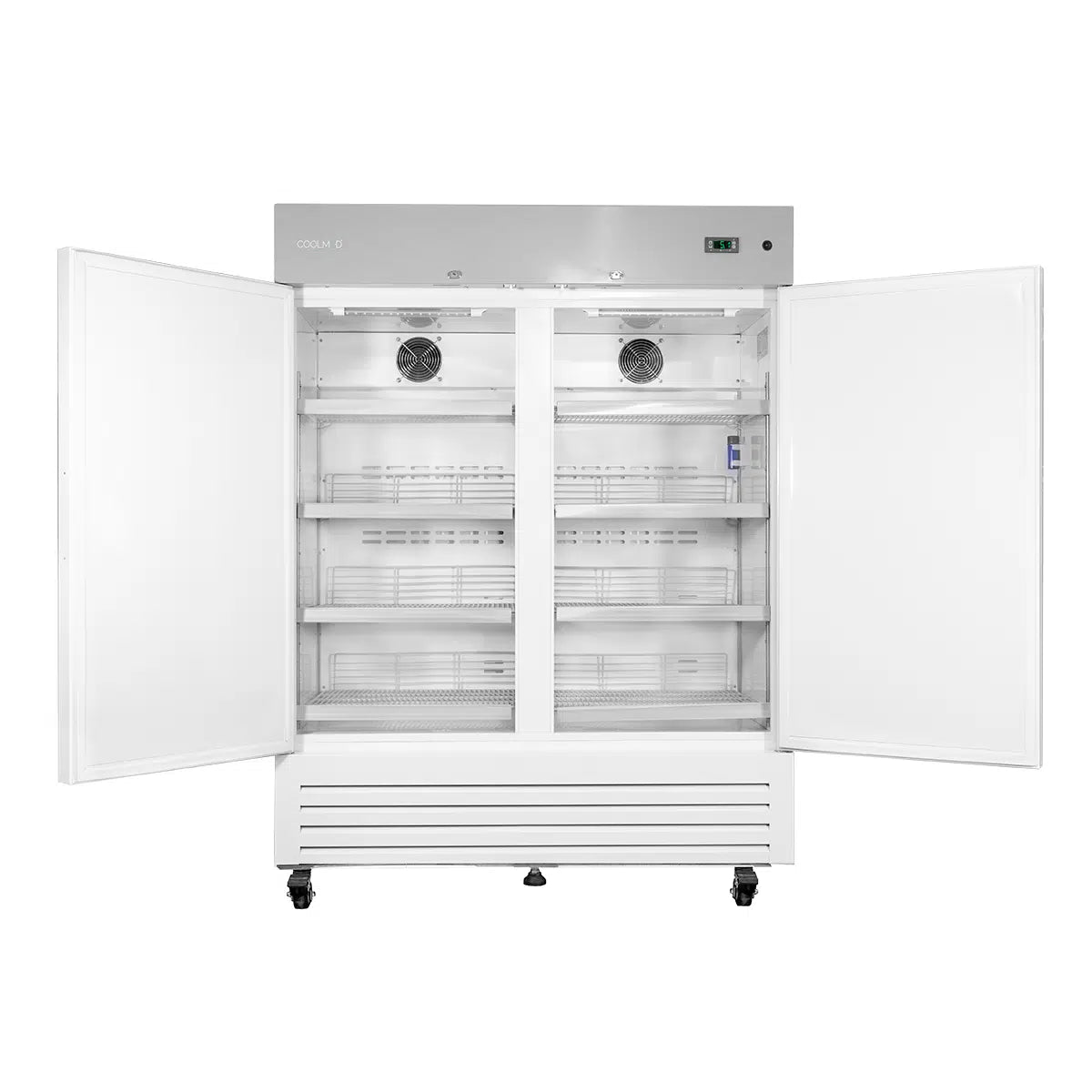 Coolmed 500L Large Medical Refrigerator opened solid door