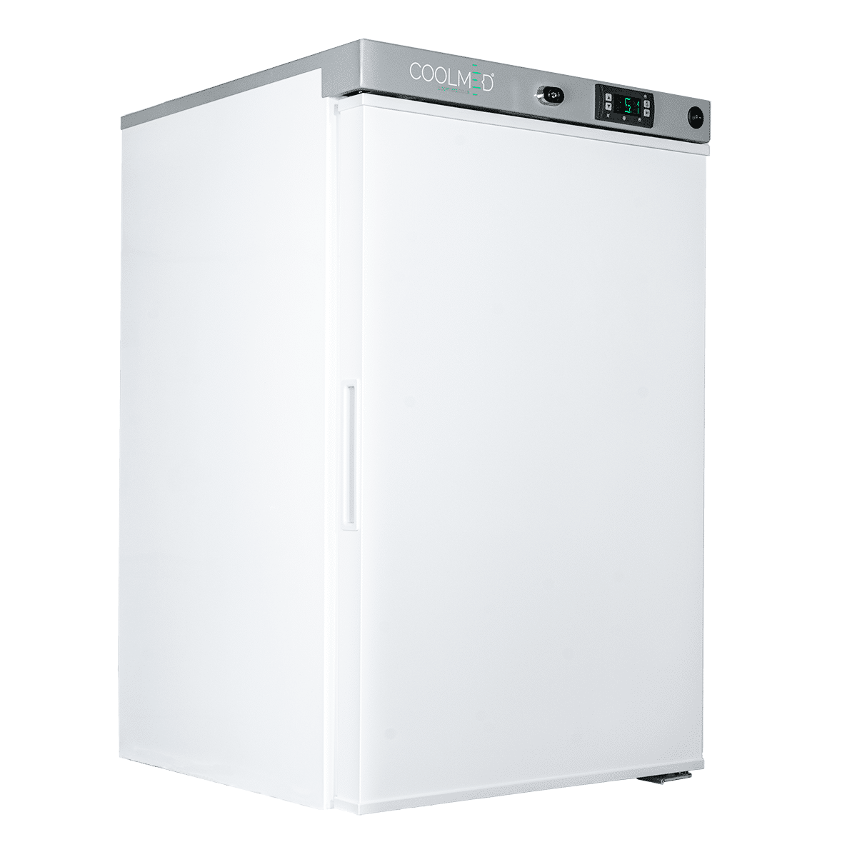 Coolmed Small Ward Refrigerator 59L closed facing right
