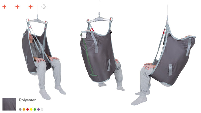 Direct Healthcare Group  High Back Sling polyester three views