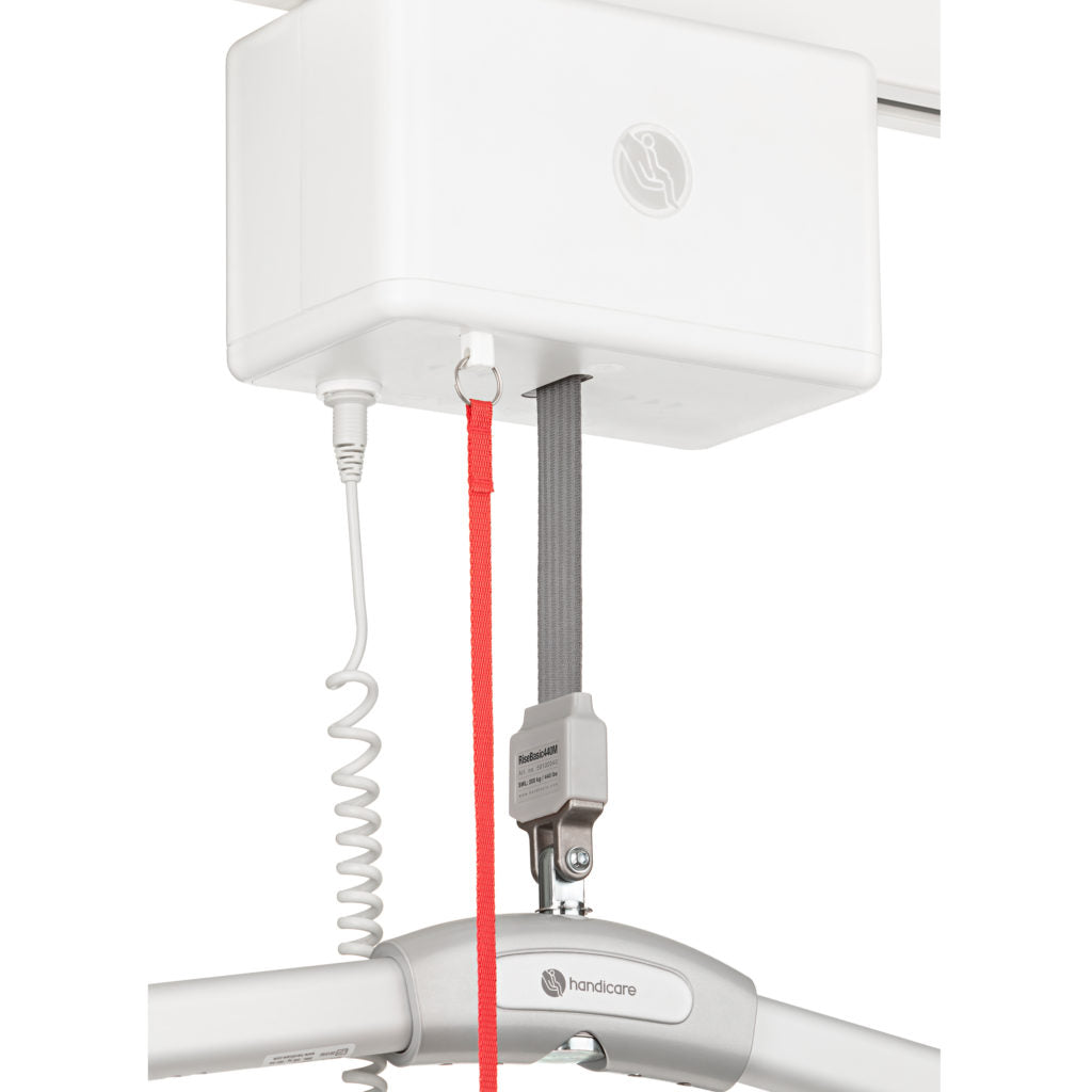 Direct Healthcare Group RiseBasic Ceiling Lift / Hoist System close up and cropped