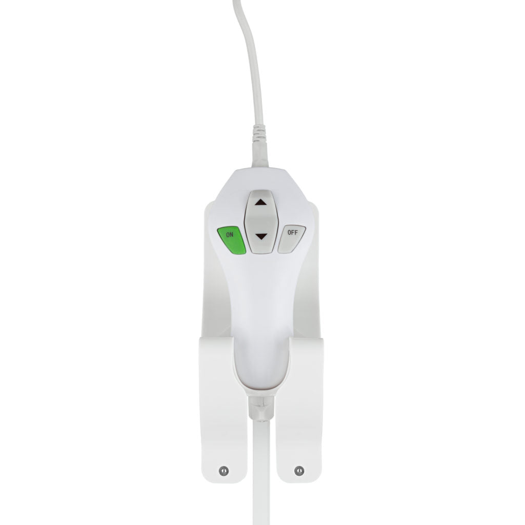 Direct Healthcare Group RiseBasic Ceiling Lift / Hoist System remote control on holder mount