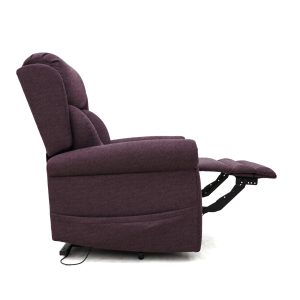 Dallux Nevis Riser Recliner Rose side view
