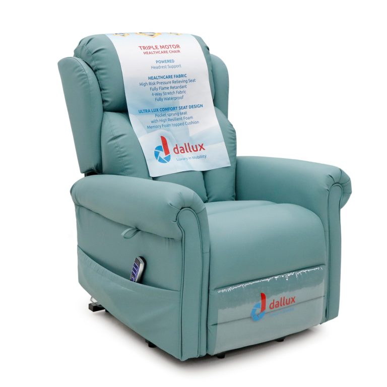 Dallux | Nevis Triple Motor Riser Recliner with High Risk Pressure Relief Cushion
