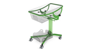 Drive Devilbiss Adjustable Height Crib Green