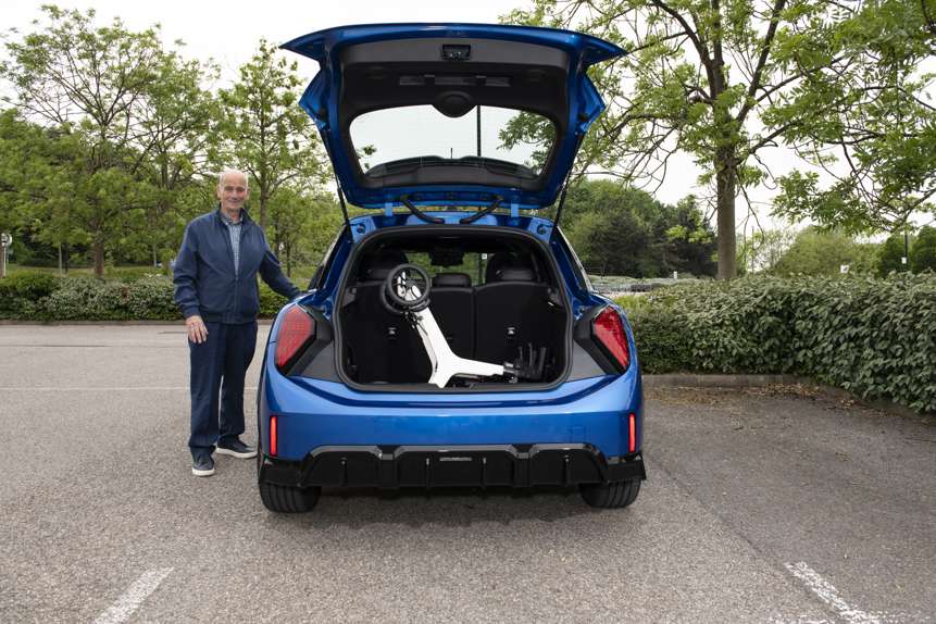 Drive Devilbiss AeroWalk Carbon Rollators in a carboot