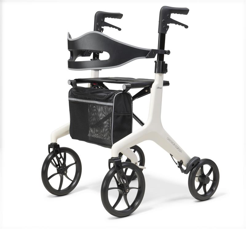 Drive Devilbiss AeroWalk Carbon Rollators in Buttercream 