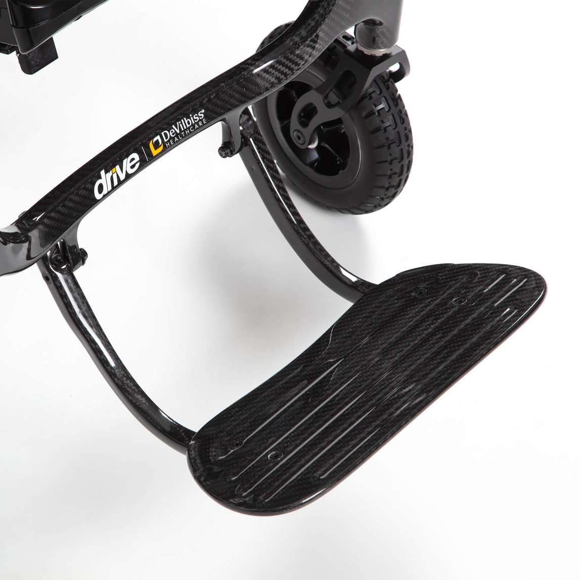 Drive Devilbiss AirFold Carbon Fibre Powerchair Footrest