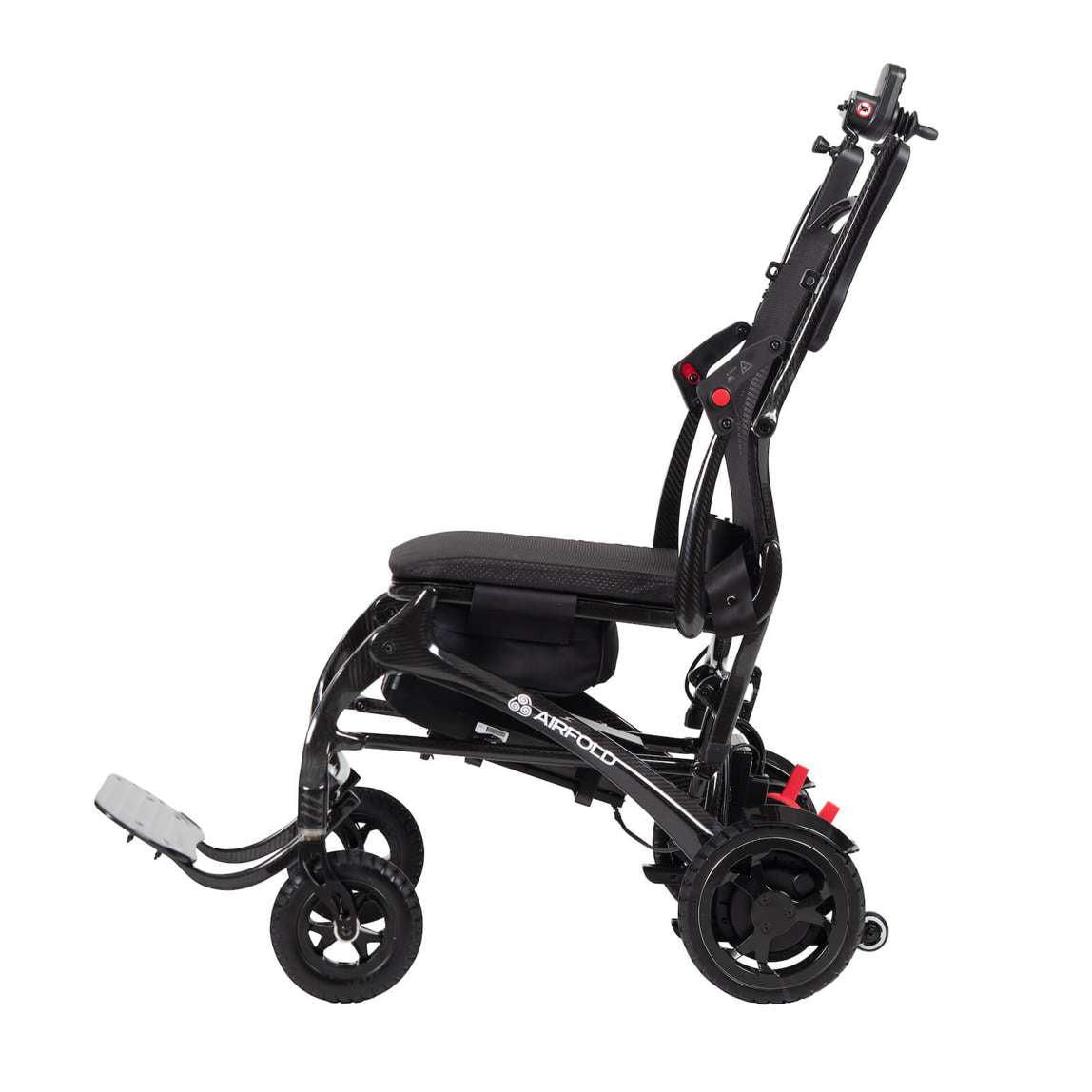 Drive Devilbiss AirFold Carbon Fibre Powerchair Side