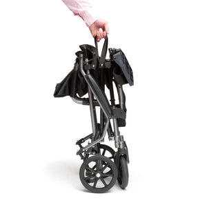 Drive Devilbiss Aluminium Lightweight Travelite Wheelchair Folded Upright
