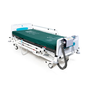 Drive Devilbiss Auto One System Dynamic Mattress with pump on a hospital bed