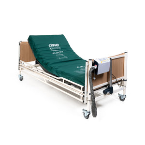 Drive Devilbiss Auto One System Dynamic Mattress  with pump on a sitting position hospital bed