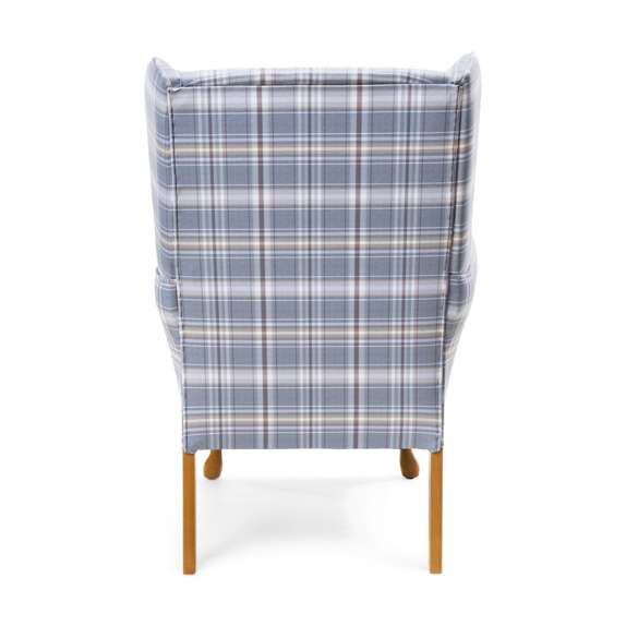 Drive Devilbiss Balmoral Fireside Chair in Blue back view