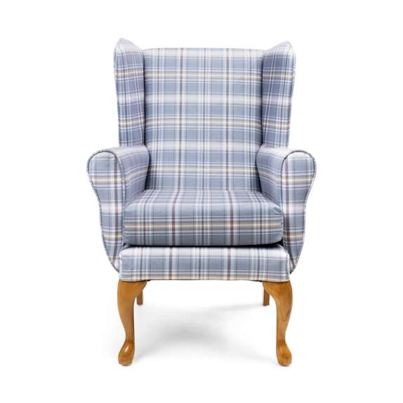 Drive Devilbiss Balmoral Fireside Chair in Blue front view