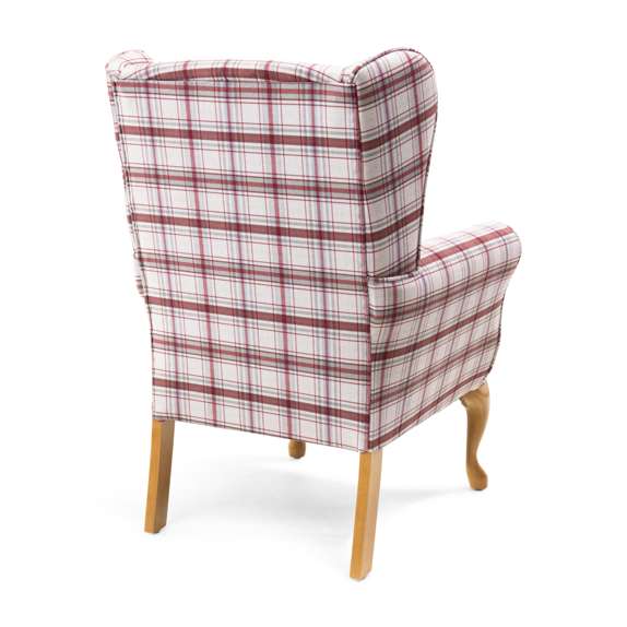 Drive Devilbiss Balmoral Fireside Chair in Red tilted back view