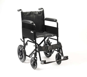 Drive Devilbiss Budget Steel Wheelchair Front
