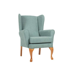 Drive Devilbiss Drive Queen Anne Fireside Chair Mineral Green