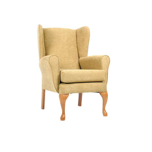 Drive Devilbiss Drive Queen Anne Fireside Chair Ochre Gold