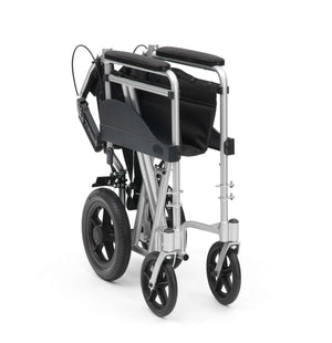 Drive Devilbiss Expedition Plus Aluminium Transit Chair Folded Upright