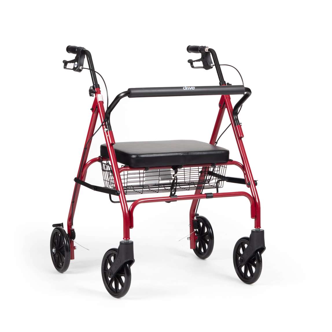 Drive Devilbiss Heavy Duty Rollator Red