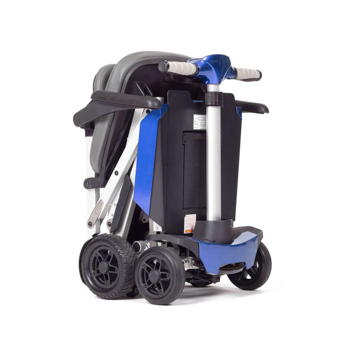 Drive Devilbiss Manual Fold+ Aluminium Scooter Blue Folded