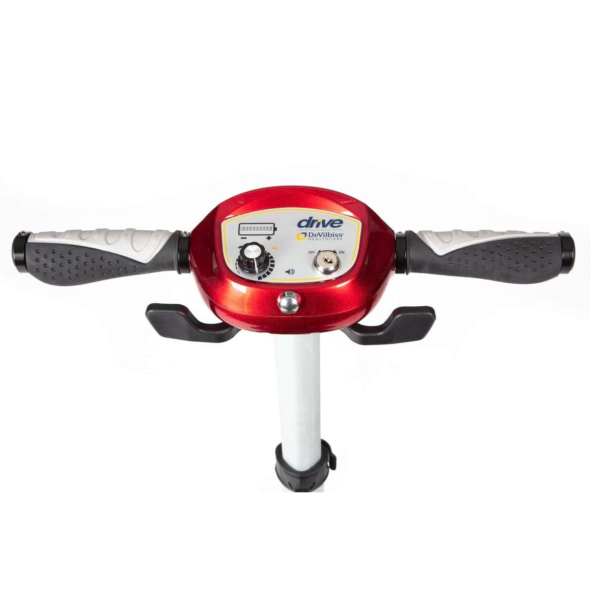 Drive Devilbiss Manual Fold+ Aluminium Scooter Red Handle