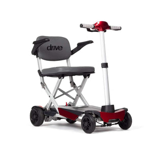 Drive Devilbiss Manual Fold+ Aluminium Scooter Red