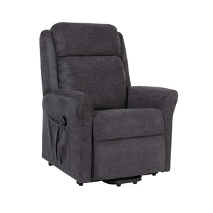 Drive Devilbiss Maryville Dual Motor Riser Recliner Graphite Grey Upright Position