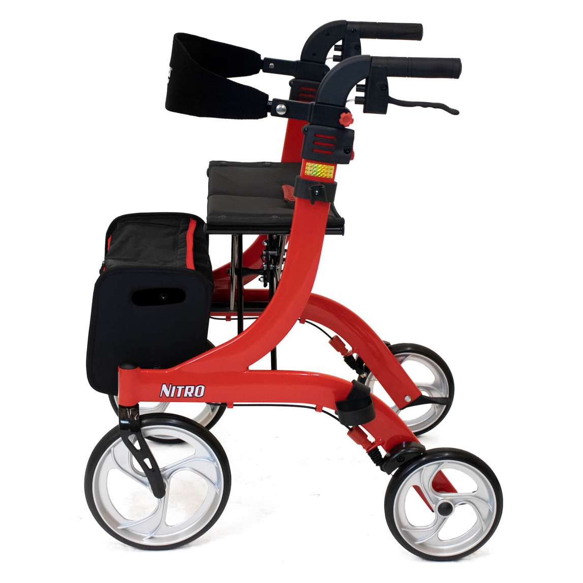Drive Devilbiss Nitro Rollator Red Side