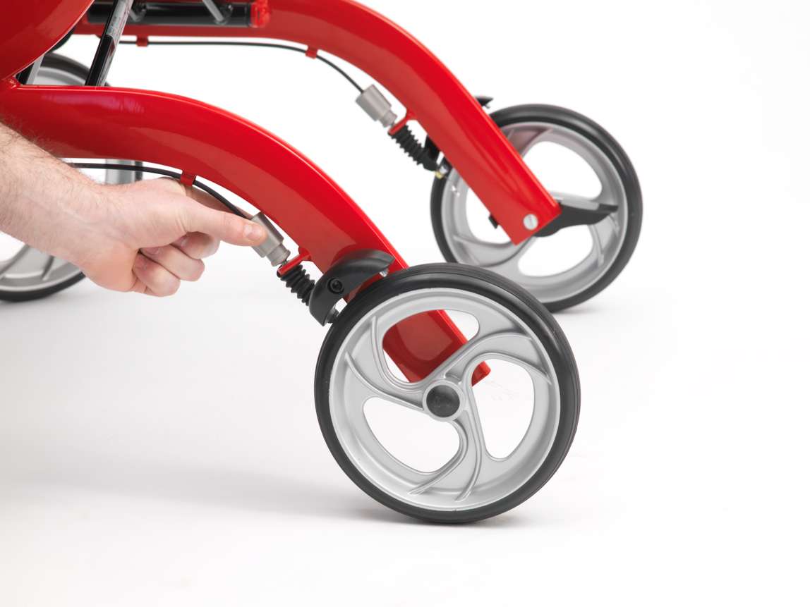 Drive Devilbiss Nitro Rollator Red Wheels
