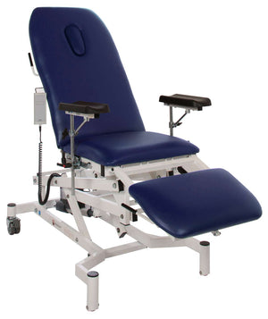 Drive Devilbiss Phlebotomy Chair with Breathing Hole Storm Blue