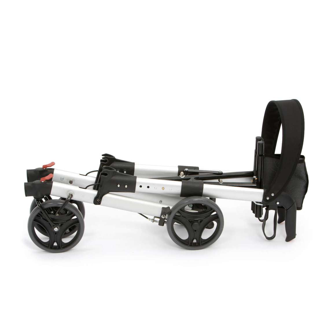 Drive Devilbiss X Fold Aluminium Rollator Folded Down