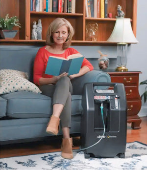 Drive Devilbiss 5 Litre Concentrator With Osd in use