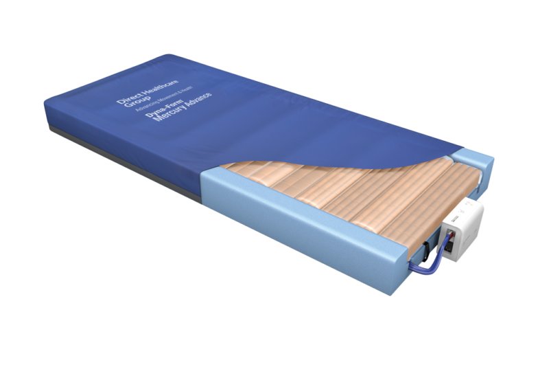 Dyna-Form Mercury Advance MAS12 mattress replacement system with pump attached