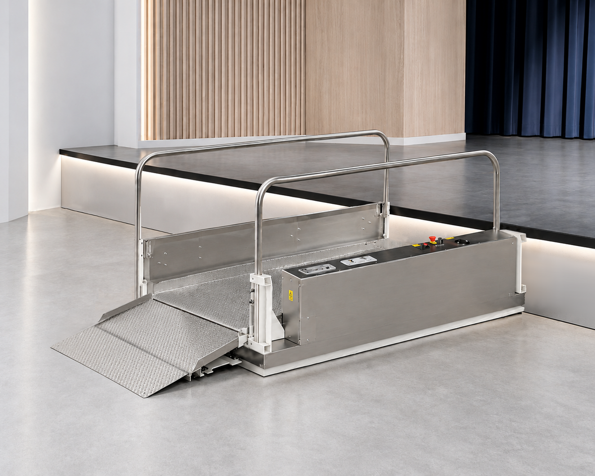 elevate platform lift echo go portable wheelchair platform lift in lowest height 