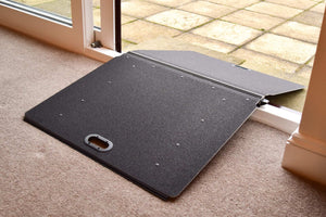 Enable Access Doorline Butterfly Wheelchair Ramp on Doorway Threshold