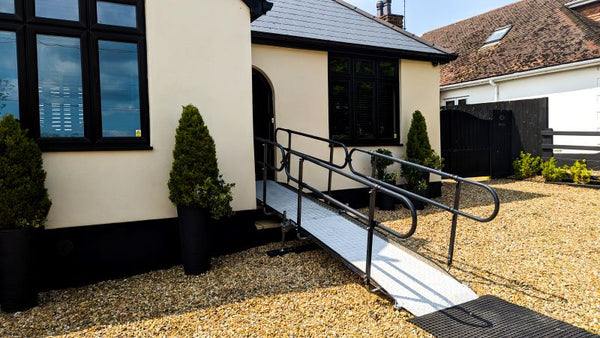 Enable Access | Permaramp-Adjust High-Rise Wheelchair Ramp Kit w/ Rail ...
