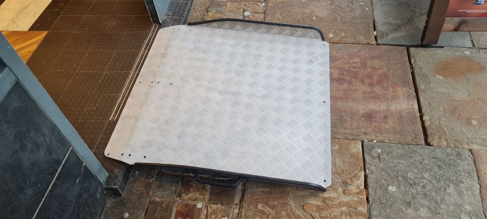 Utilitarian Ramp Enable Access | Industrial Portable Utility Ramp for Low Thresholds ...