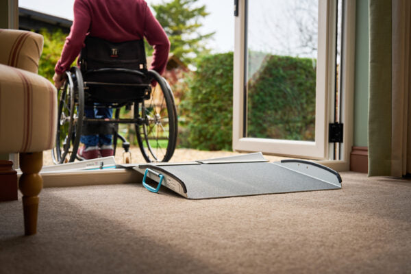 Doorline Multi Ramp in use wheelchair