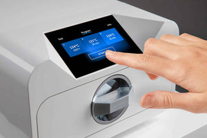 Enbio S Autoclave  touch screen in use
